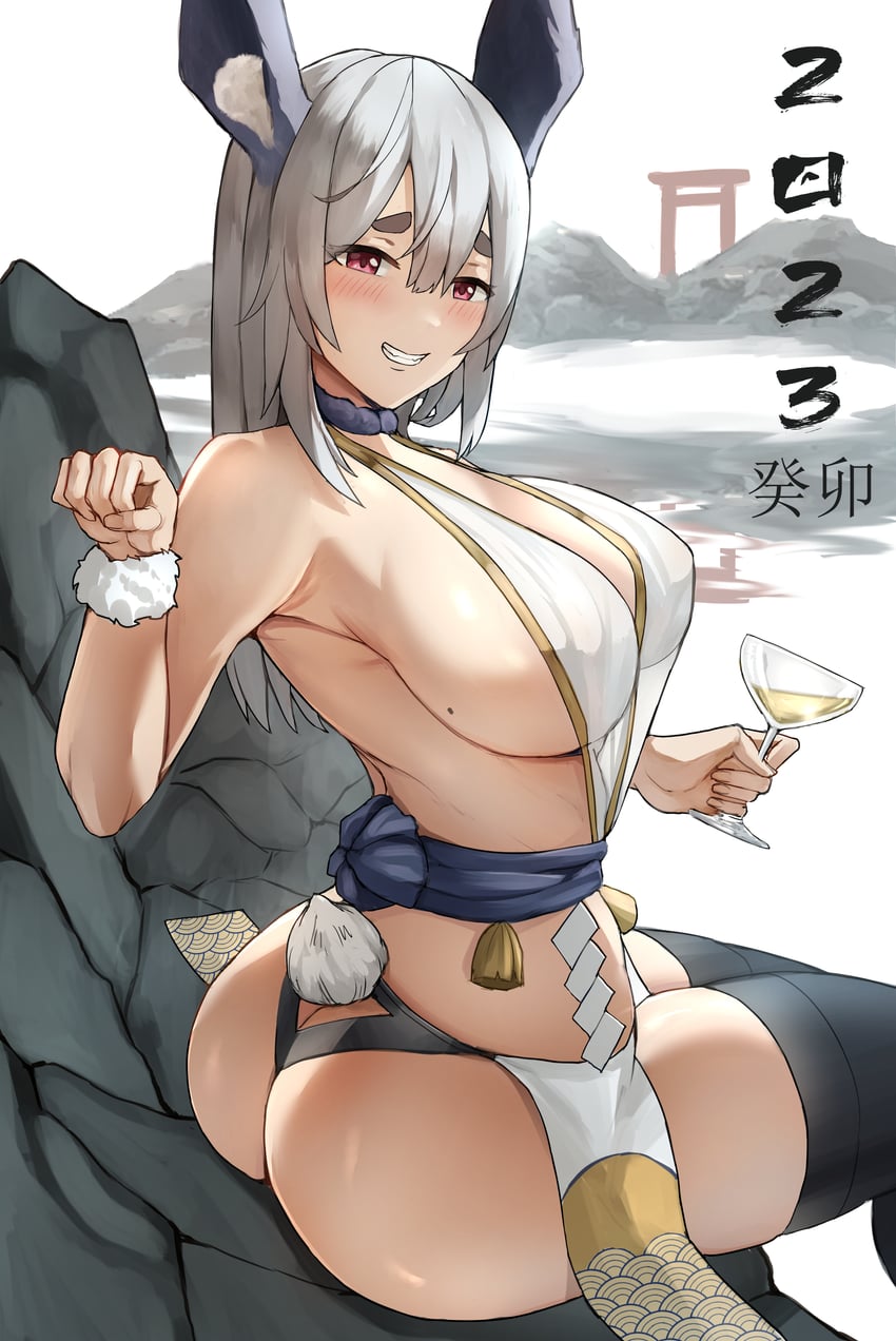 原创 1名女孩 2023年 兽耳毛 兽耳 屁股