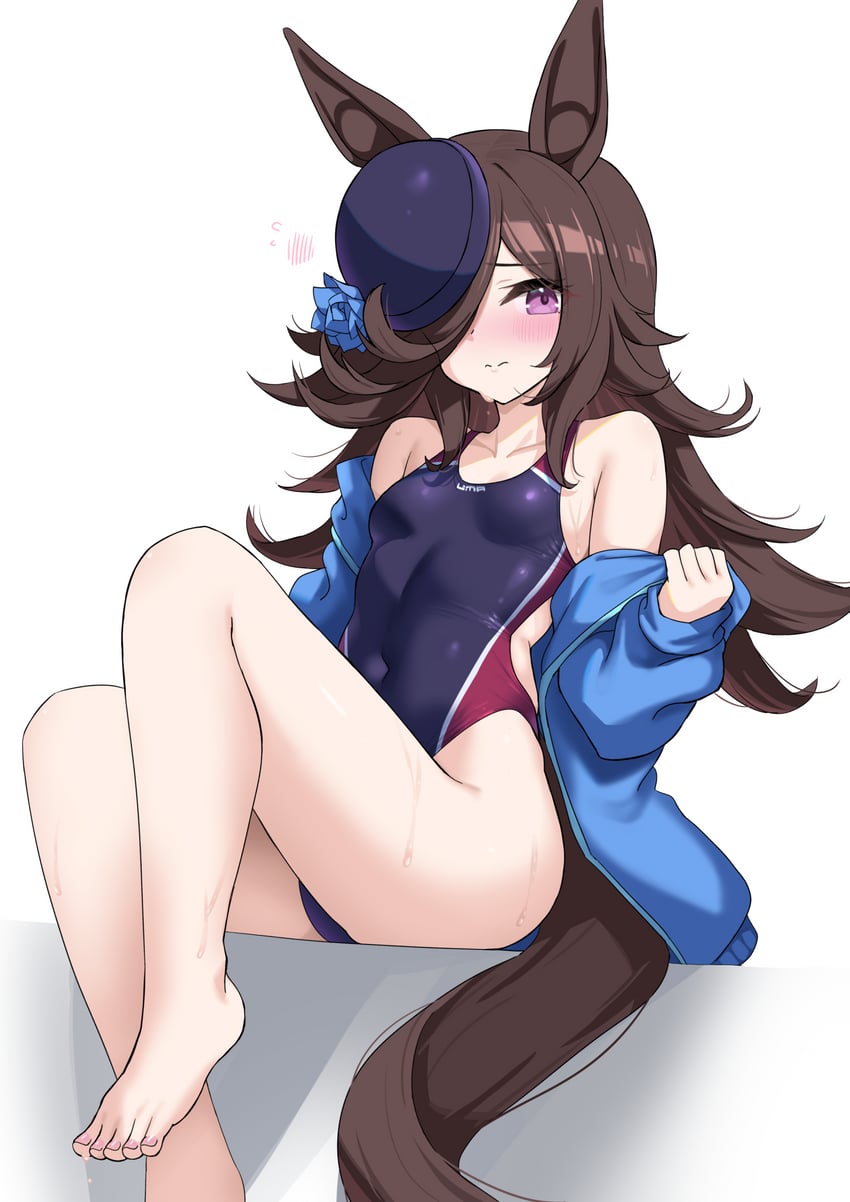 赛马娘、米浴 (赛马娘) 1名女孩 兽耳 马耳 马娘 马尾巴