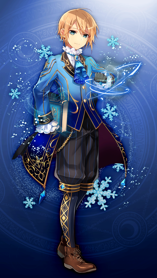 格林笔记、kai (grimms notes)、kai (original) (grimms notes) 1名男孩 阿斯科特领巾 黑色手套 蓝色细领带 蓝眼