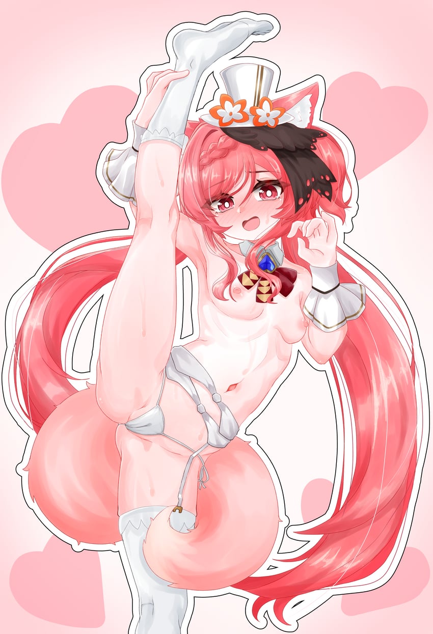星界派对、照（星尘派对） 1名女孩 :D 兽耳毛 兽耳 腋下