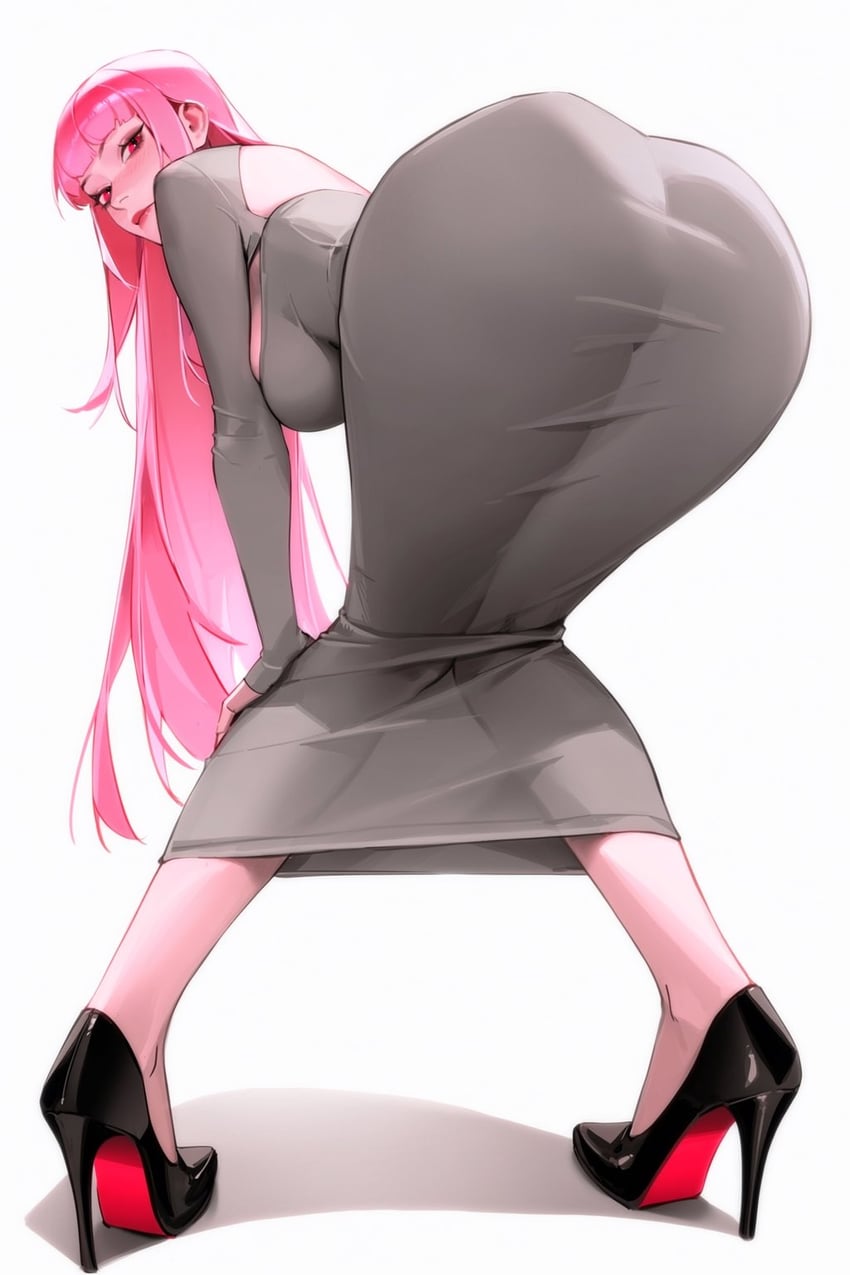 Hololive、Hololive英语、森美声 1名女孩 屁股 露背 乳房 胸部镂空