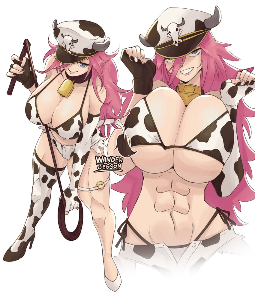快打旋风、街头霸王、毒药 (快打旋风) 1名女孩 腹肌 异形乳量 (大) 替换服装 动物花纹