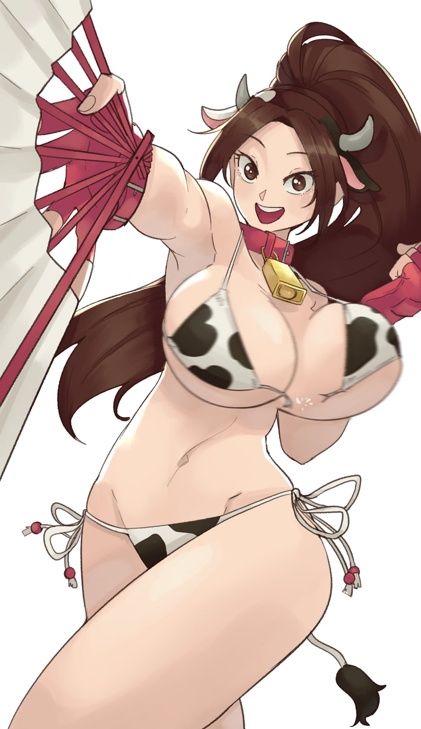 饿狼传说、SNK女主：双打狂热、拳皇 1名女孩 兽耳 动物花纹 铃铛 比基尼