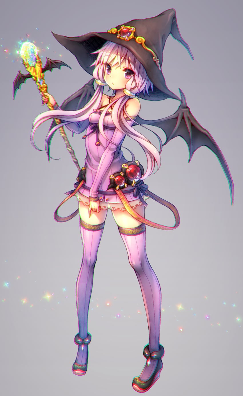 VOCALOID、VOICEROID、结月缘 1名女孩 露肩 黑帽子 黑鞋 乳房