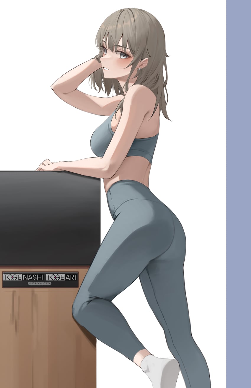 少女乐队的呐喊、河原木桃香 1名女孩 屁股 乳房 耳夹 灰瞳