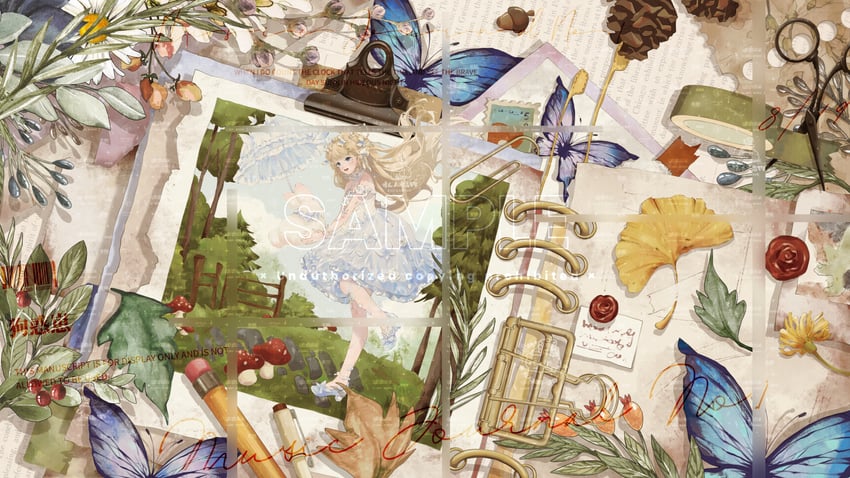 原创 1名女孩 :D 橡子 动物 露肩