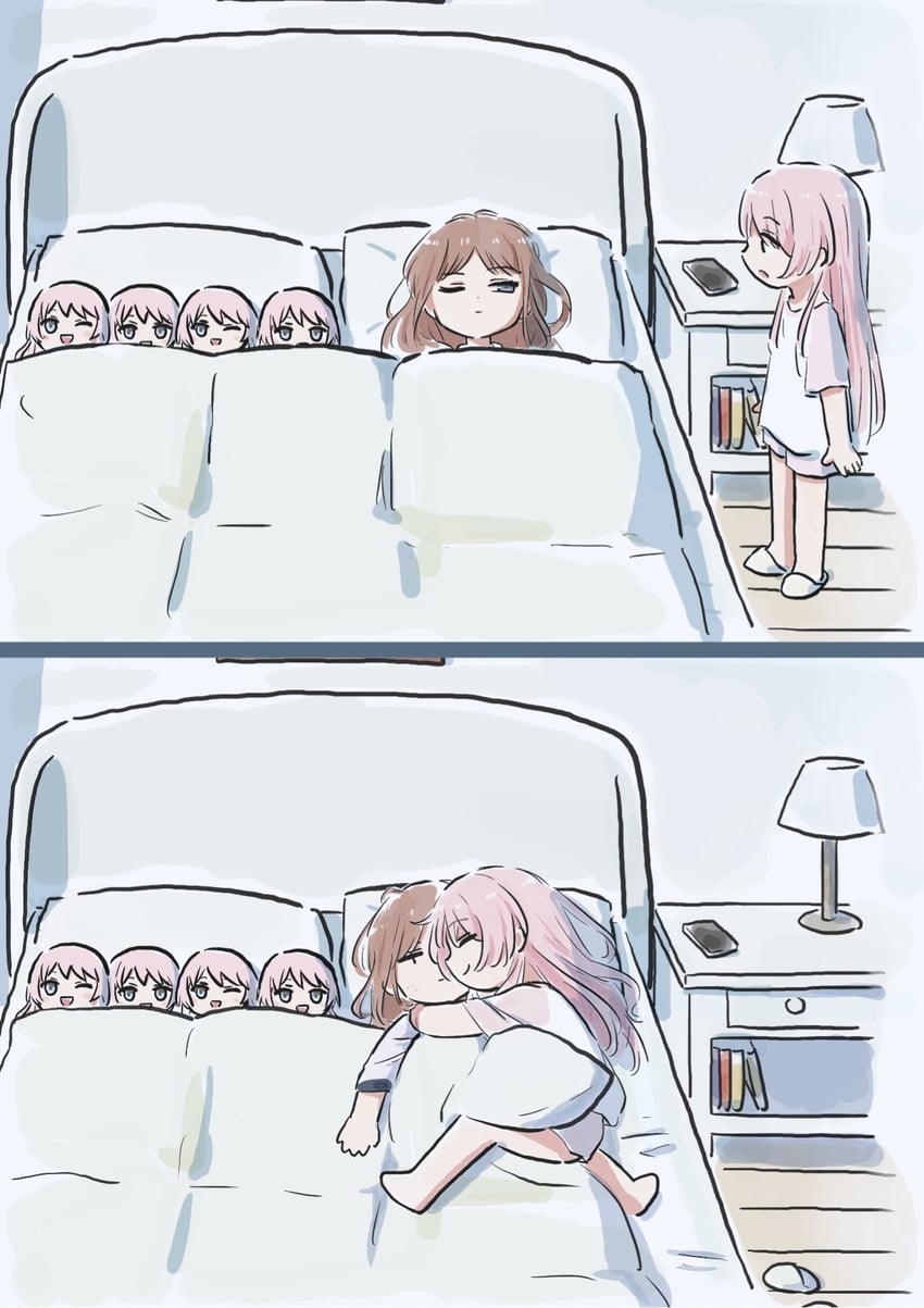 BanG Dream!、Bang Dream! It's MyGO!!!!!、千早爱音 2名女孩 兽耳 角色人偶 漫画 人偶