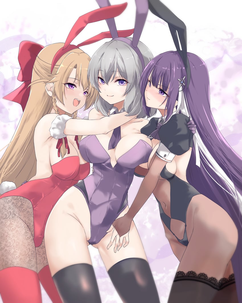 突击莉莉、秦祭、莫妮卡·罗西 3人女子 :D 兽耳发箍 兽耳 臂环