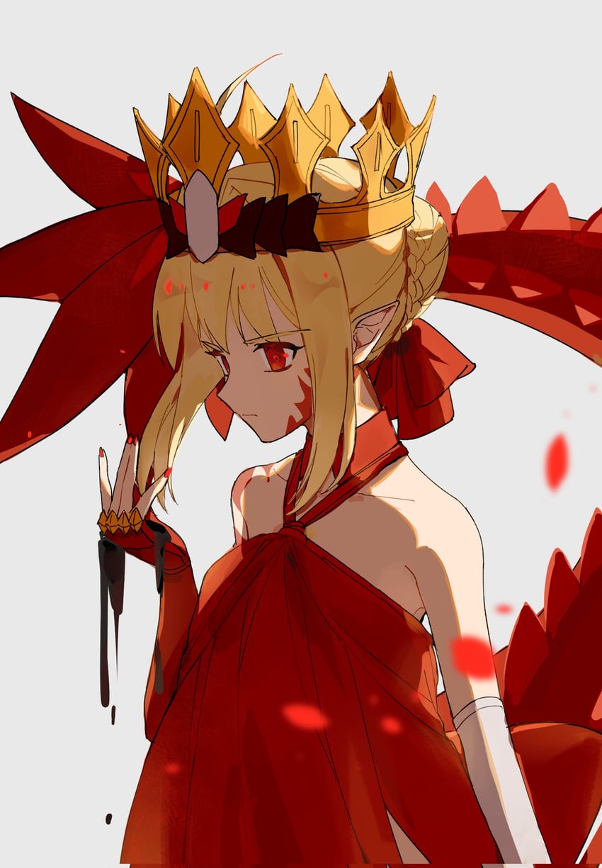 Fate/Grand Order、Fate系列、尼禄·克劳狄乌斯 (Fate) 1名女孩 金发 辫子 编发基底 编发丸子头