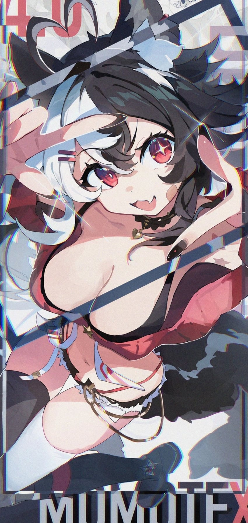 二次元插画 呆毛 兽耳 呆毛 腰带 黑发