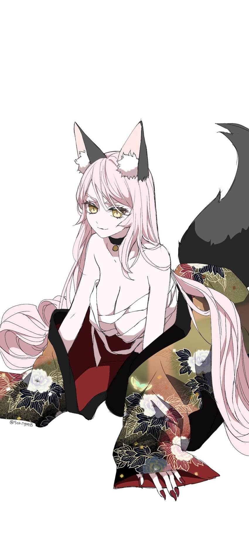 Fate/Grand Order、Fate系列、高扬斯卡娅 (Fate) 1名女孩 兽耳毛 兽耳 乳房 裹胸布