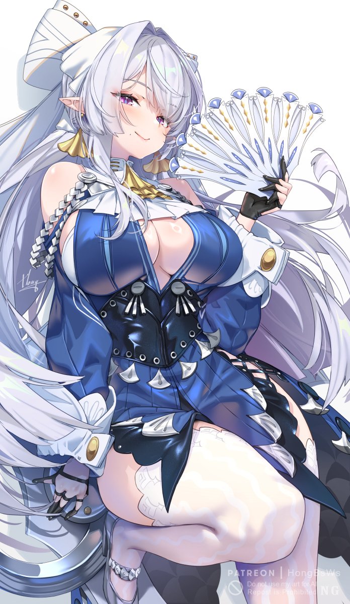 绝区零、维琳娜·爱尔吉德 1名女孩 黑色手套 乳房 乳沟 闭嘴