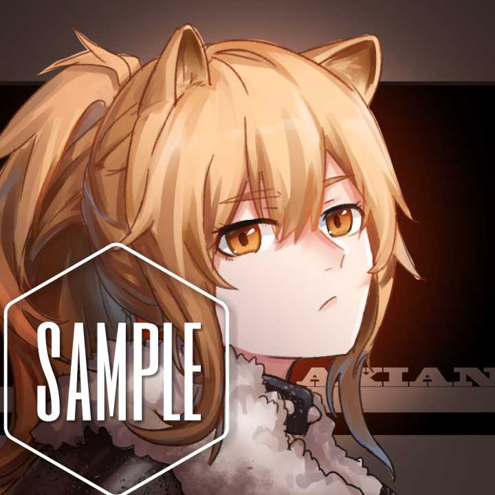 明日方舟、推进之王 (明日方舟) 1名女孩 兽耳 黑色夹克 金发 棕眼睛