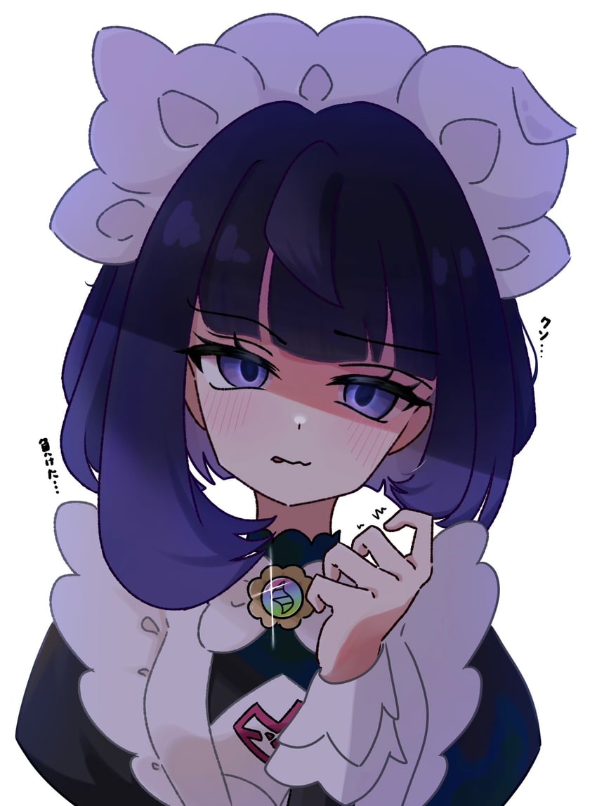宝可梦、宝可梦传说：Z-A、希嘉娜 (精灵宝可梦) 1名女孩 围裙 黑色连衣裙 黑发 齐刘海