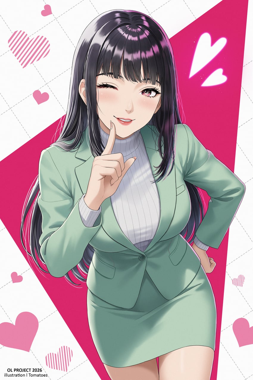原创 ;) 黑发 脸红 乳房 绿色夹克