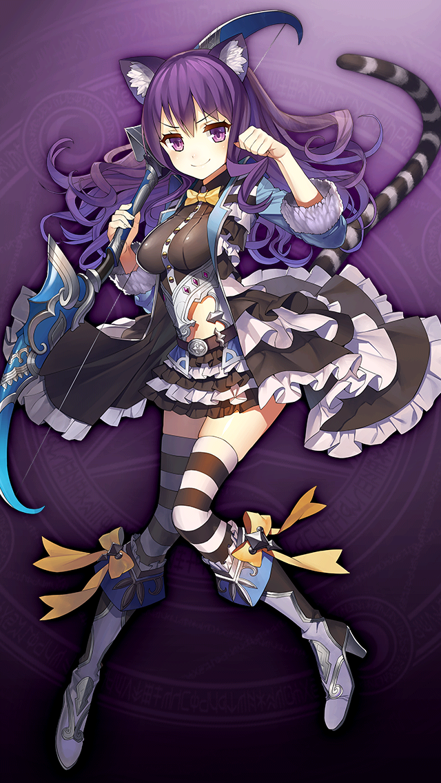 格林笔记、柴郡猫 (格林笔记)、cheshire cat (original) (grimms notes) 1名女孩 兽耳毛 兽耳 黑色连衣裙 脸红