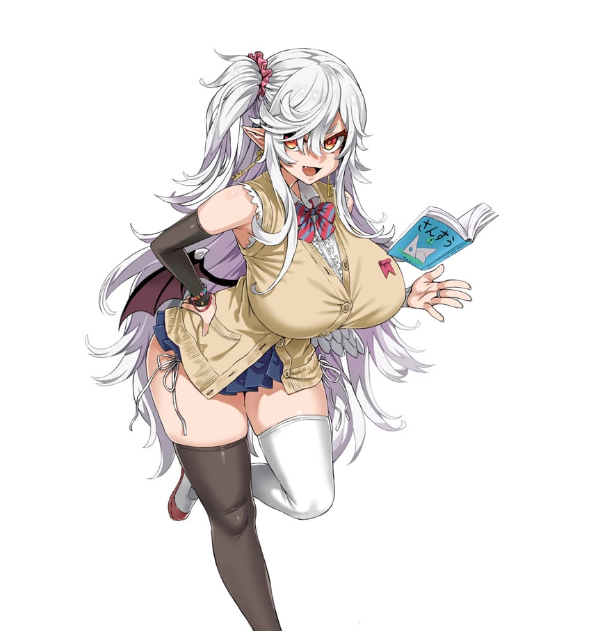 英雄战姬WW、dante alighieri (eiyuu senki) 1名女孩 天使翅膀 腋下 不对称腿部穿着 露肩
