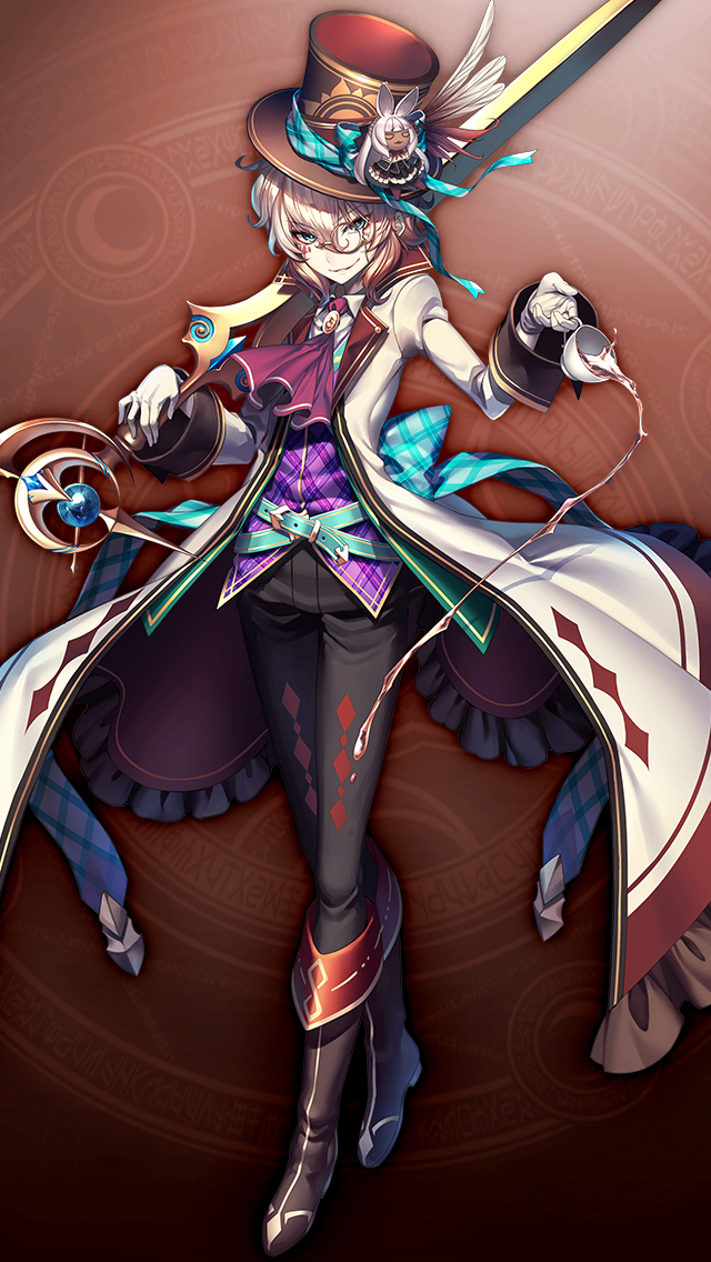 格林笔记、疯帽子 (格林笔记)、mad hatter (kagami no kuni) (grimms notes) 1名男孩 水色腰带 水色瞳 水色缎带 阿斯科特领巾