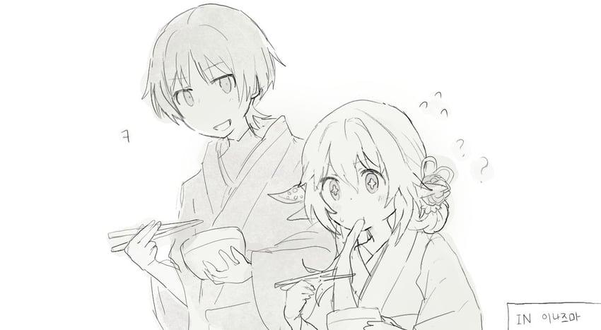 原神、纳西妲 (原神)、散兵 (原神) 1名男孩 1名女孩 问号 ？？ 替换服装