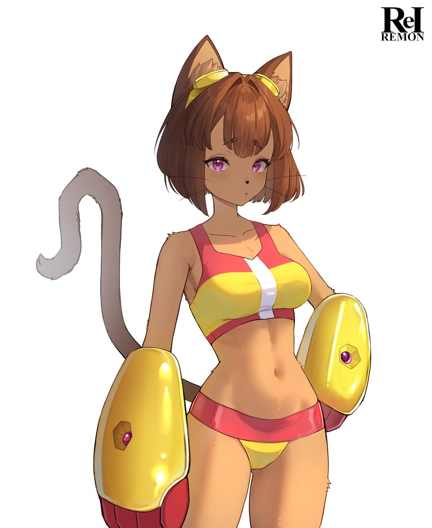 Gameoverse、Kit Bodega 1名女孩 兽耳 作者名 比基尼 身体皮毛