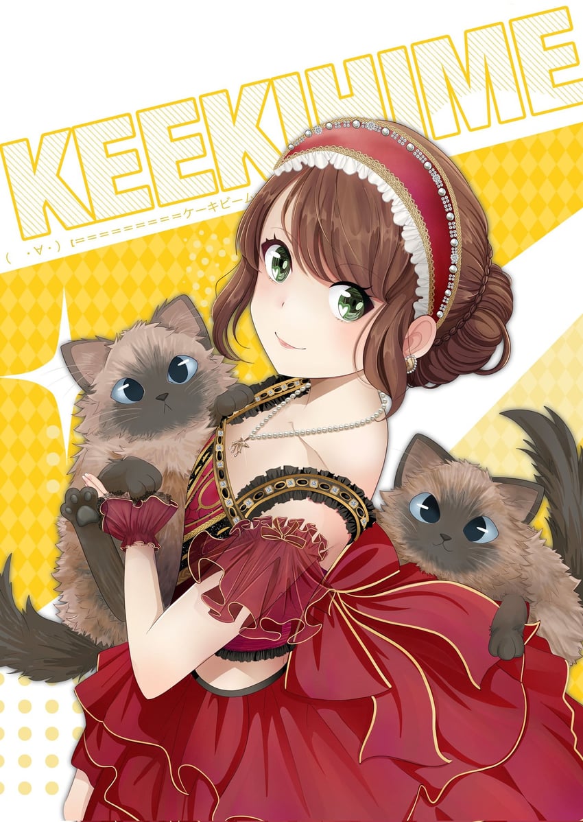 现实生活、keekihime 动物 动画化 棕发 猫 角色名称
