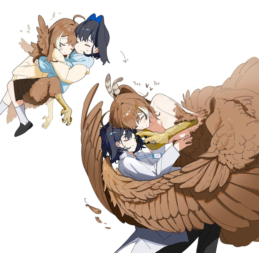 Hololive、Hololive英语、七诗无名 2名女孩 年龄对比 年龄增长 呆毛 短袜