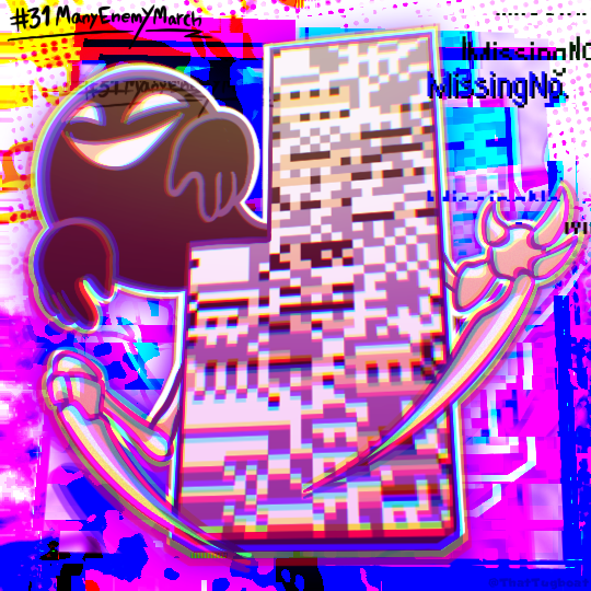 宝可梦、宝可梦 红/绿/蓝/皮卡丘、MissingNo. 角色名称 英文文本 幽灵 故障效果 无人类