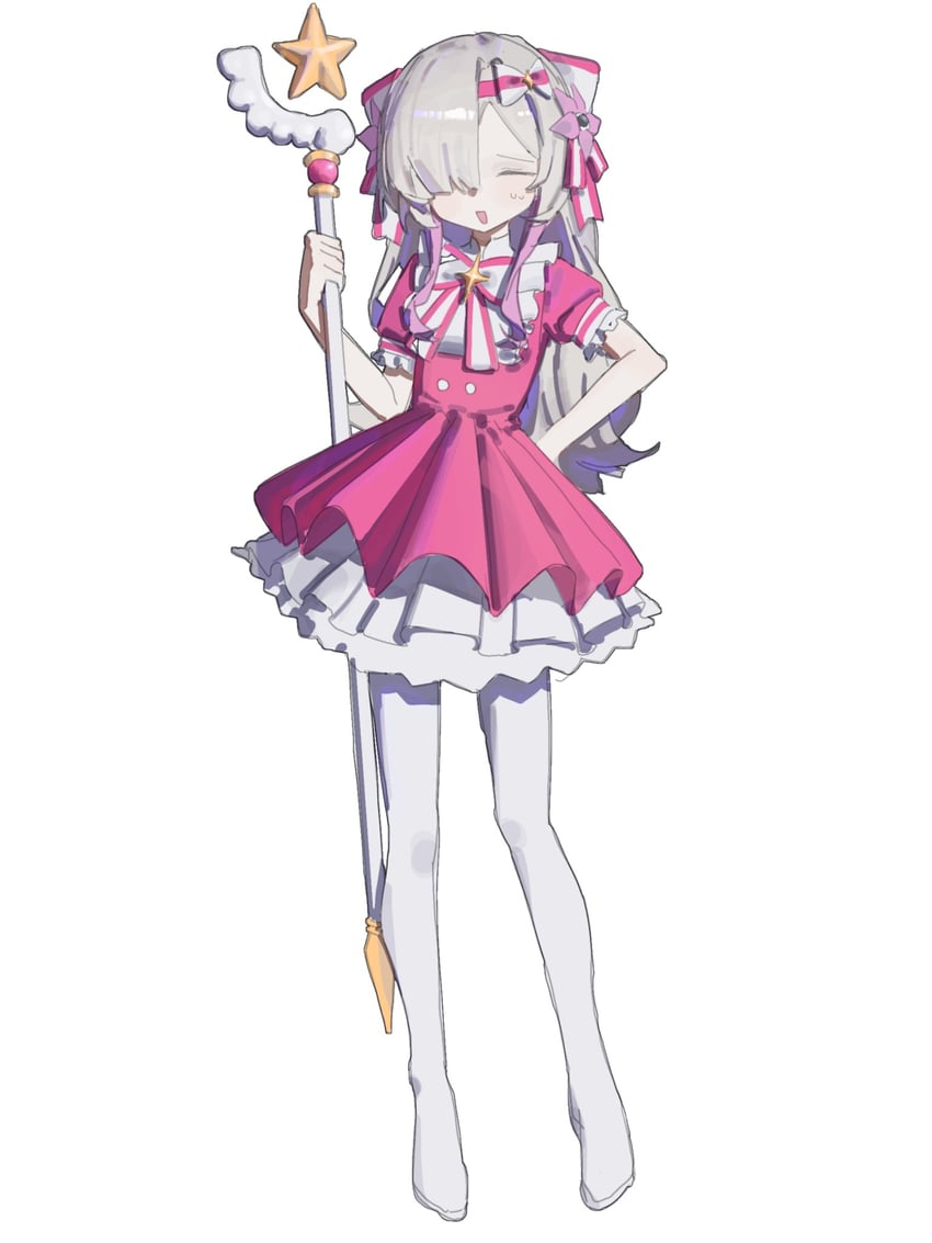 立刻轮回 (Vocaloid)、神椿工作室、VOCALOID 1名女孩 替换服装 齐刘海 蝴蝶结 蝴蝶结发带