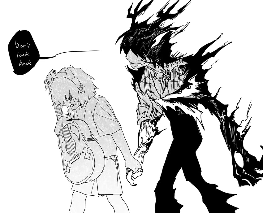 三角符文、Undertale/Deltarune、十二月节日 1名女孩 1个其他角色 幼化 小孩 哭泣