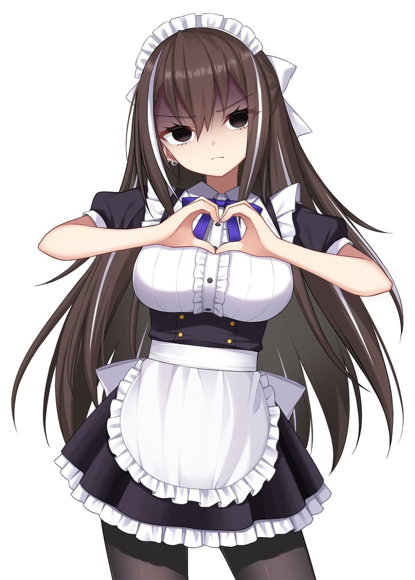 Fate/Grand Order、Fate系列、河上彦斋 (Fate) 围裙 黑瞳 黑发 乳房 心