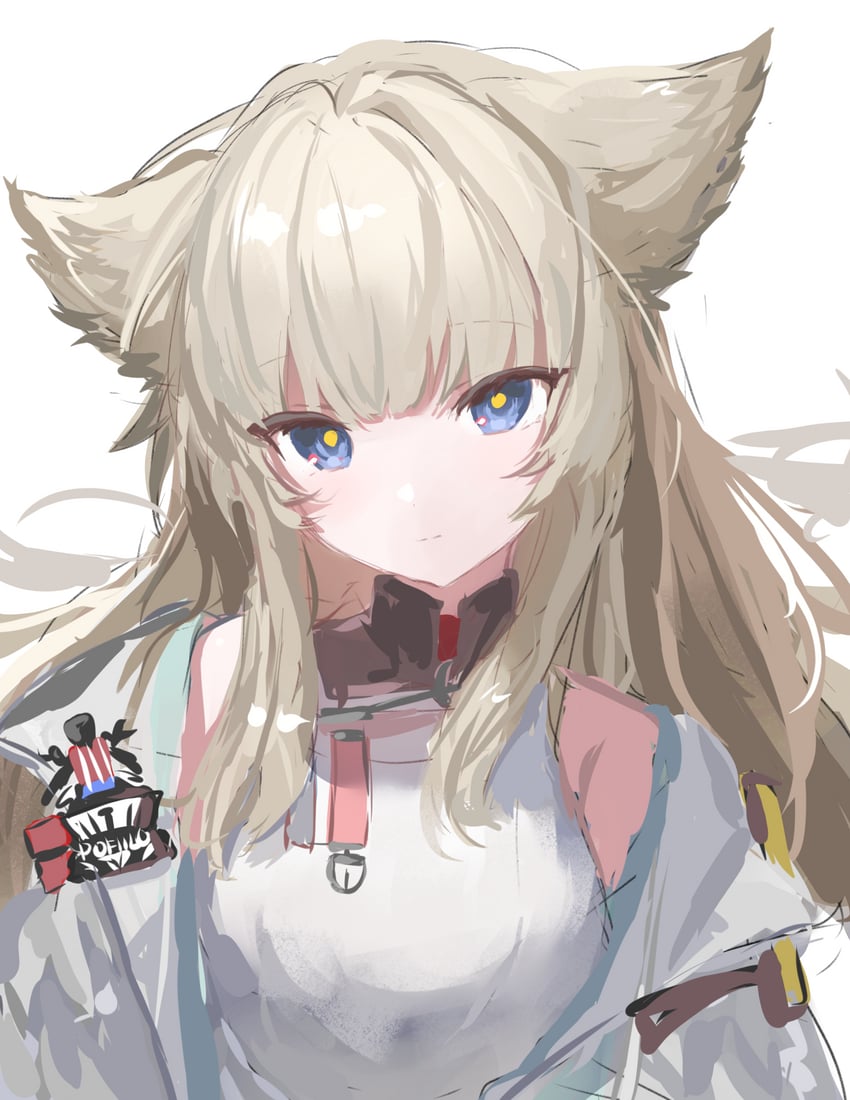 明日方舟、明日方舟：终末地、佩莉卡 (明日方舟：终末地) 1名女孩 兽耳 露肩 鸟耳 鸟娘