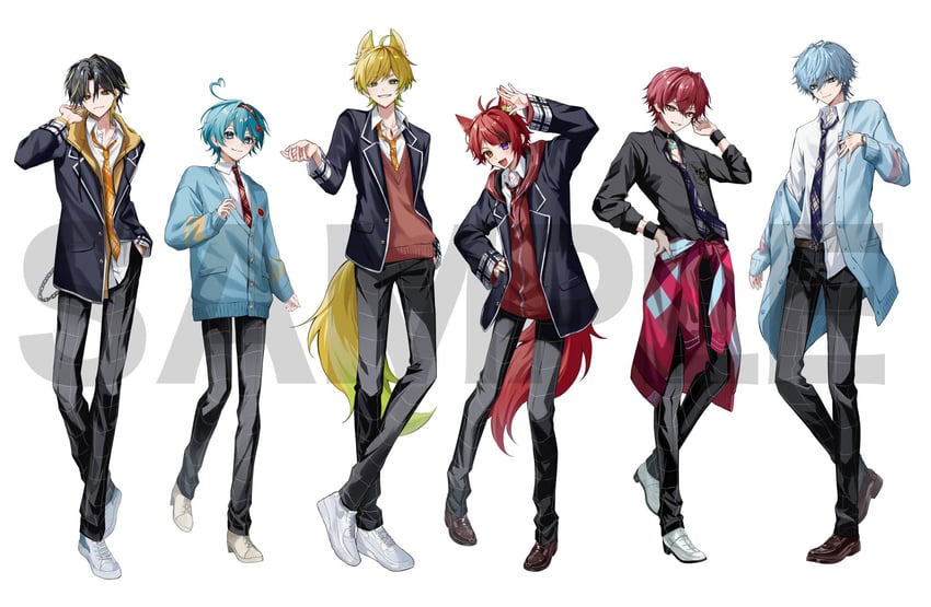 AMPTAKxCOLORS、骑士A、流星群 (STPR) 6个以上男孩 :D 呆毛 兽耳穿孔 兽耳