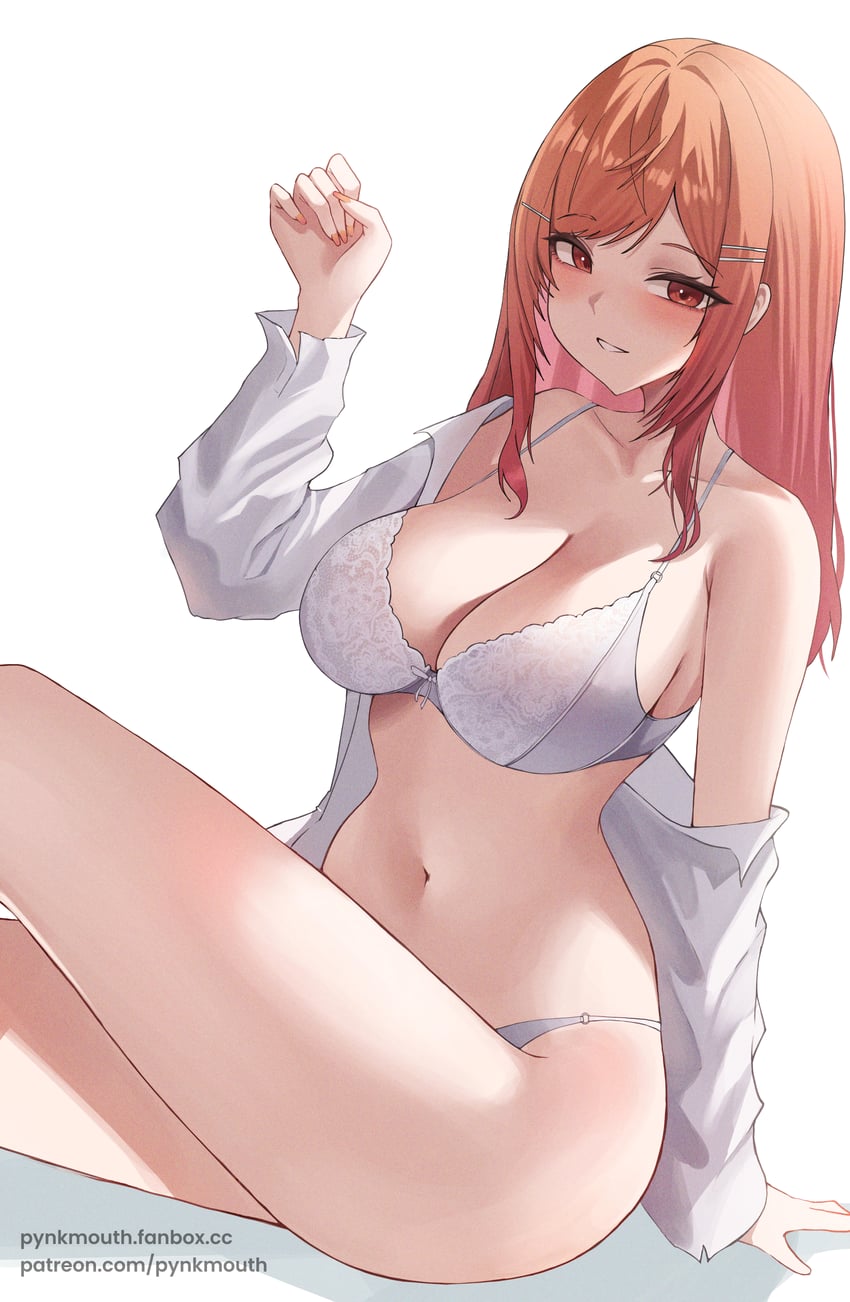 Hololive、hololive DEV_IS、一条莉莉华 1名女孩 脸红 胸罩 乳房 乳沟