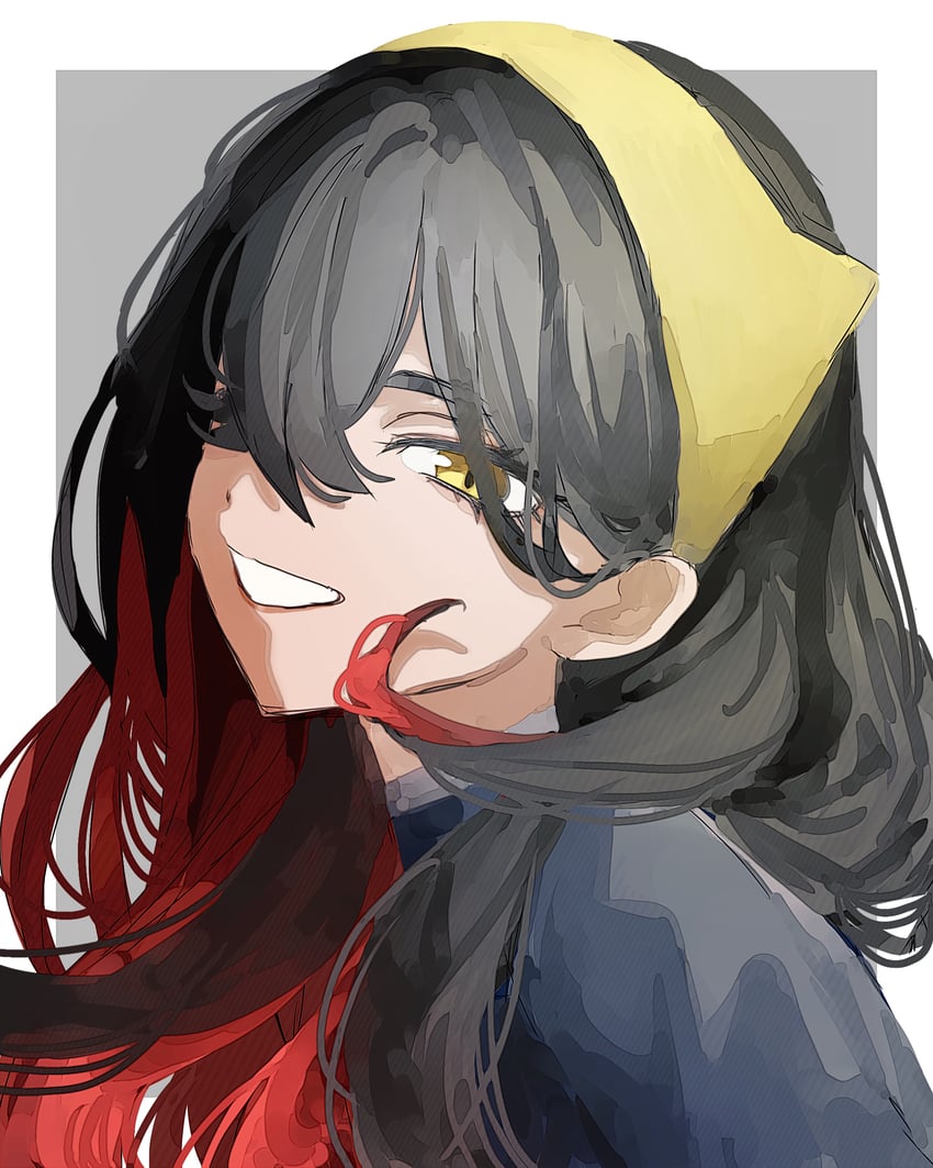 宝可梦、宝可梦 朱/紫、丹瑜(宝可梦) 1名女孩 :D 黑发 蓝色夹克 边框