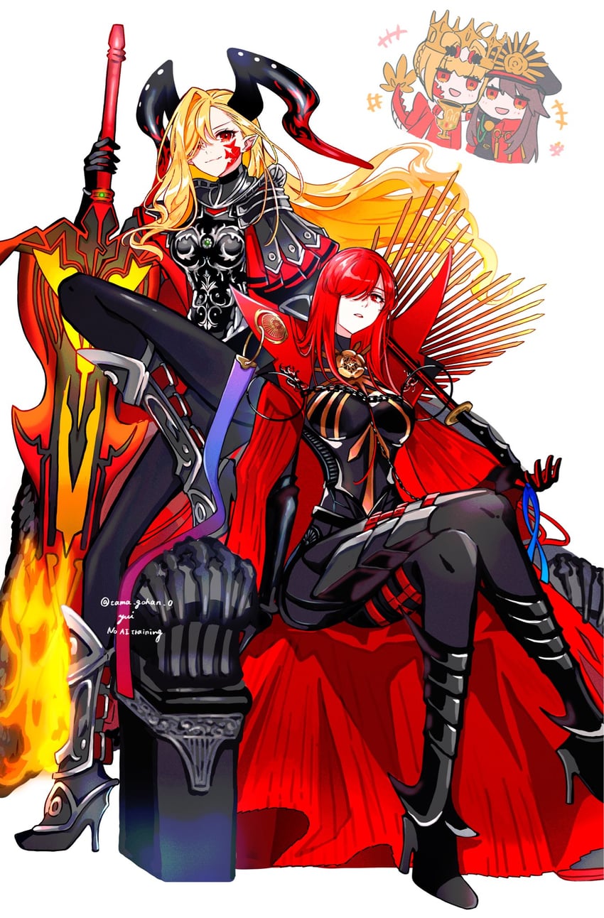 Fate/Grand Order、Fate系列、尼禄·克劳狄乌斯 (Fate) 铠甲 装甲紧身衣 不对称刘海 黑色护甲 黑色连体衣