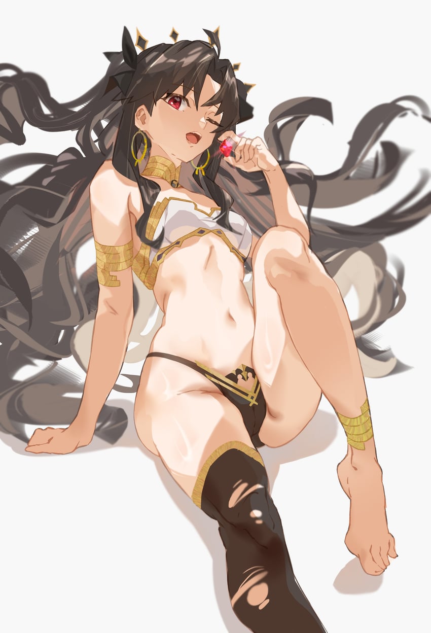 Fate/Grand Order、Fate系列、伊什塔尔 (Fate) 1名女孩 护臂 臂环 不对称腿部穿着 不对称袖子