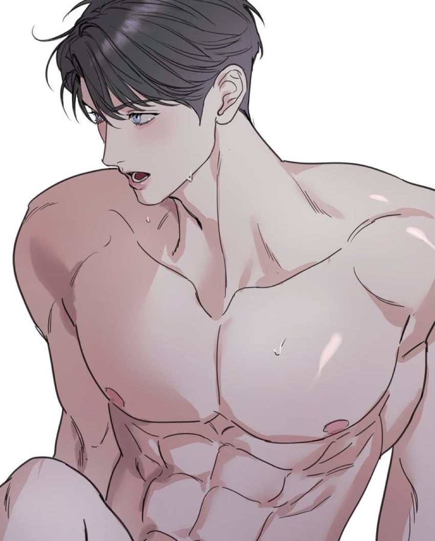 jjang 1名男孩 ikemen 线稿 男性重心 style