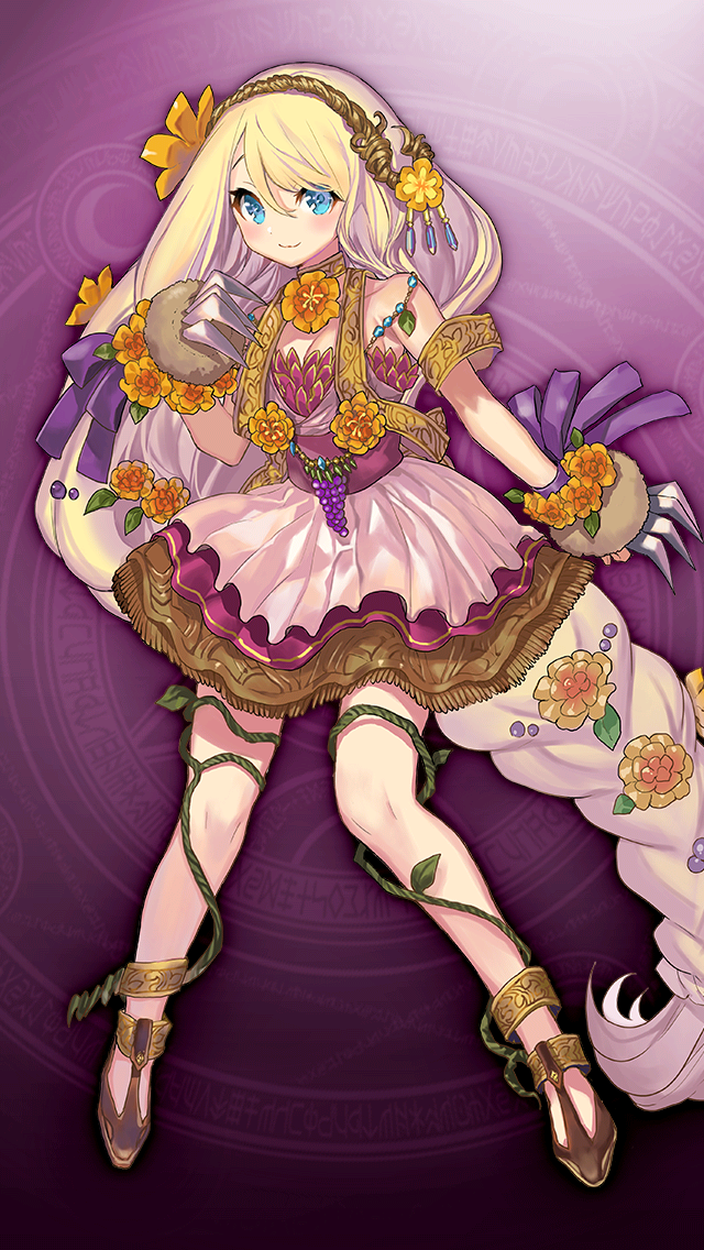 格林笔记、rapunzel (grimms notes)、rapunzel (tenkuu) (grimms notes) 1名女孩 金发 蓝眼 辫子 乳房