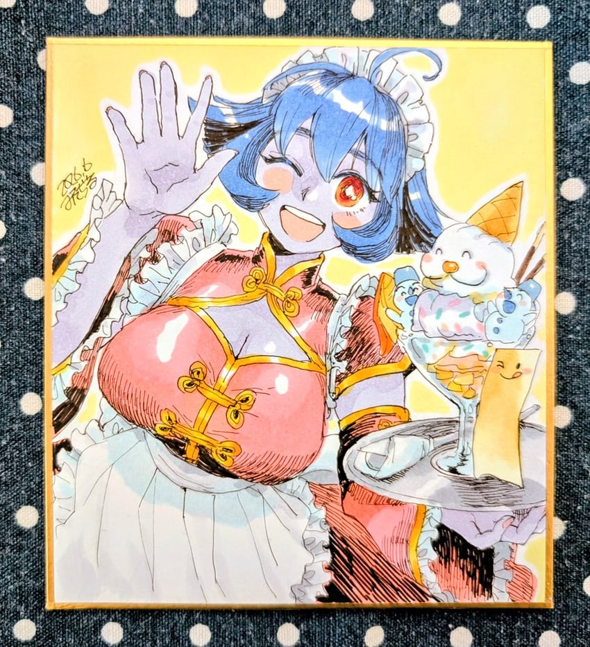 吸血鬼系列、泪泪 (恶魔战士)、美玲 (恶魔战士) 1名女孩 :D 微笑 呆毛 替换服装