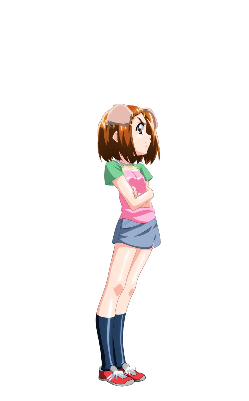 魔法玉、樱木千纱 1名女孩 :t 青筋 兽耳 黑袜