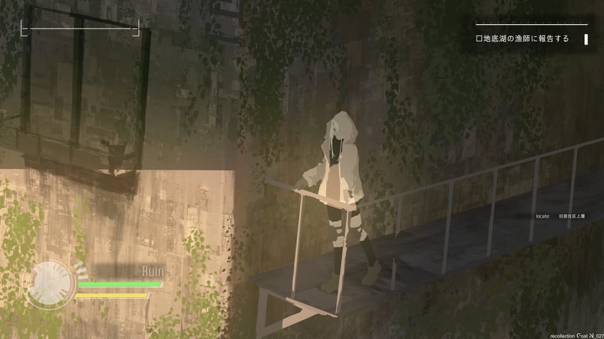 原创 1名女孩 黑裤子 混凝土墙 手套 血条