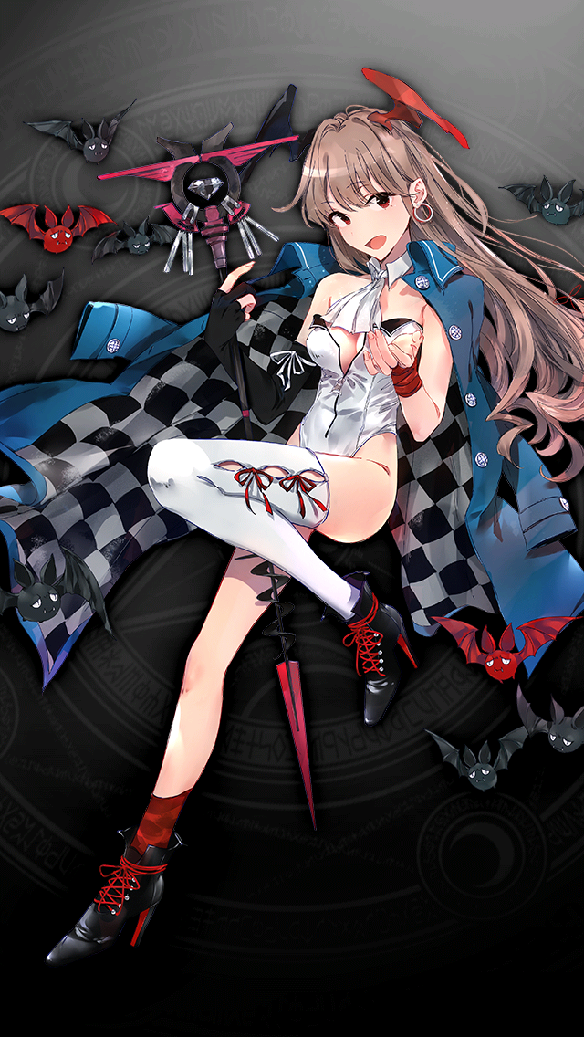 阿卡西记录、格林笔记、lady dracula amirika (akashic re:cords) 1名女孩 蝙蝠 黑鞋 蓝色大衣 乳房