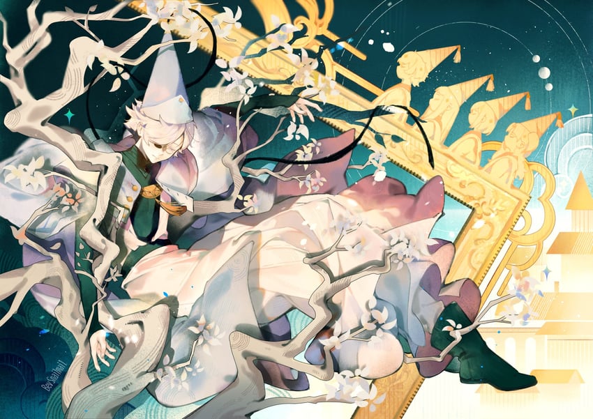 魔法帽的小工坊、阿格特·阿克拉姆 (尖帽子的魔法工坊)、可可 (魔法帽的工作室) 1名男孩 4个女孩 黑色连体衣 黑鞋 紧身连体衣