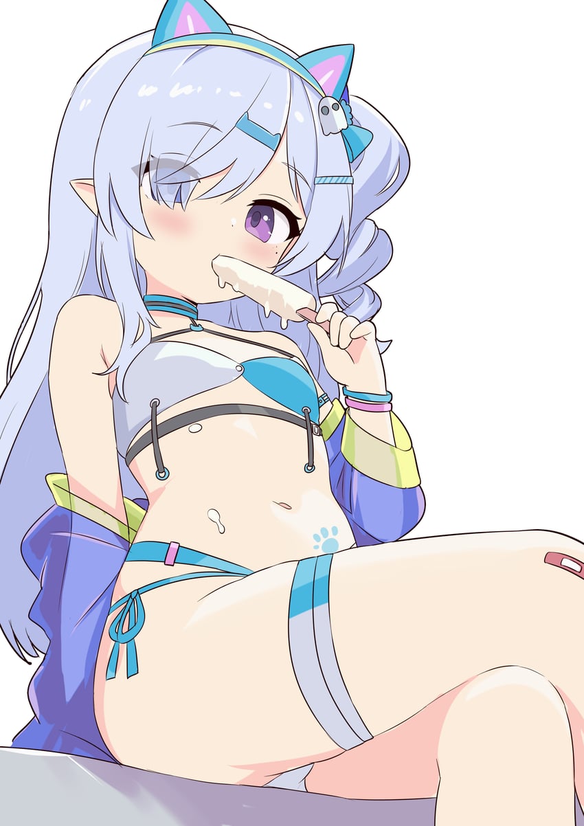Project-SP、病医院坂怜 1名女孩 兽耳发箍 兽耳 屁股 创可贴