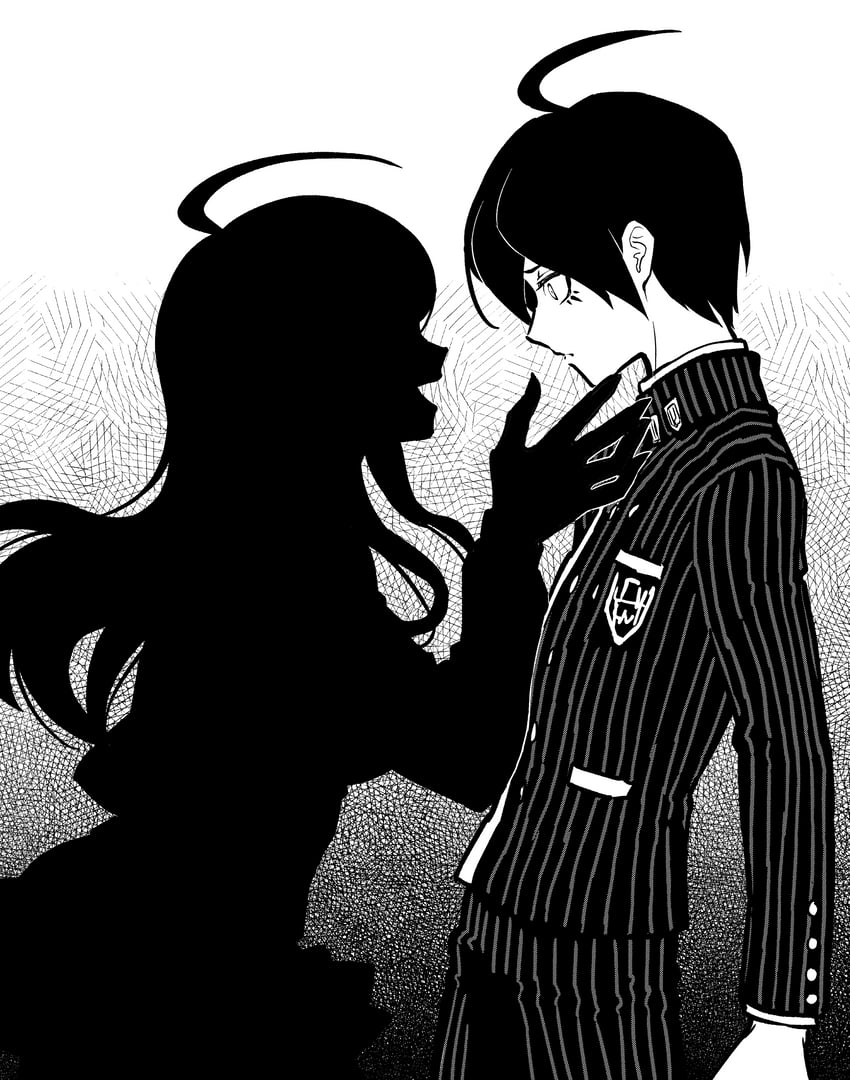 弹丸论破、弹丸论破V3：大家自相残杀的新学期、赤松枫 1名男孩 1名女孩 :D 呆毛 纽扣