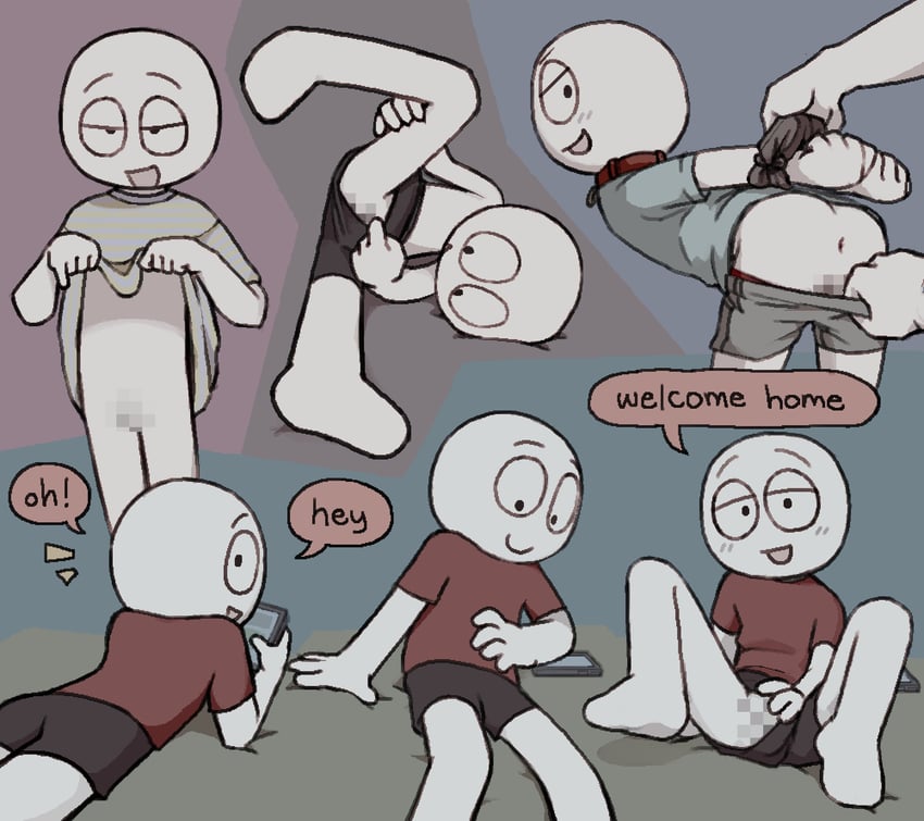 原创、alex (homie)、big guy (homie) 2个男孩 肛门 黑色短裤 束缚 束缚手腕