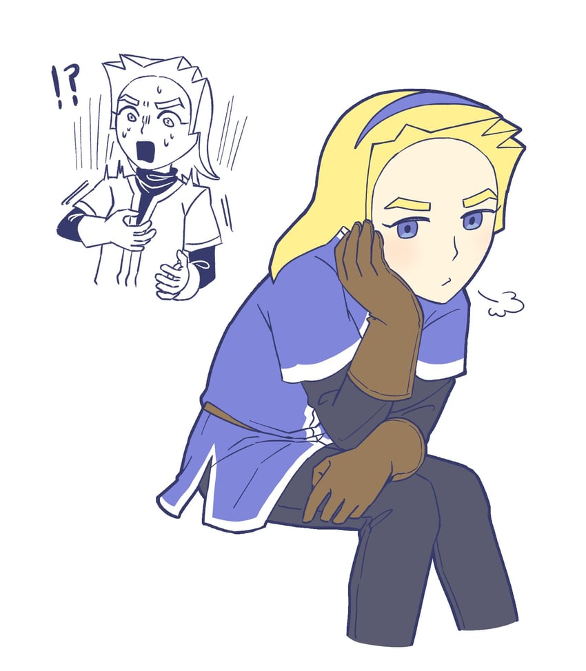 Mii、Mii 剑术大师、Mii剑士 (大乱斗SP) !? 1名女孩 黑裤子 金发 蓝眼
