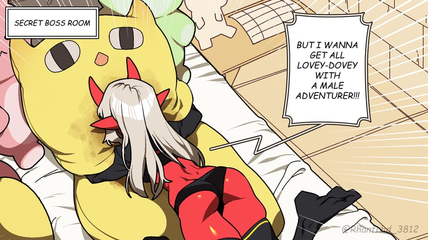 原创 1名女孩 眯眯眼 黑色过膝袜 有色皮肤 漫画