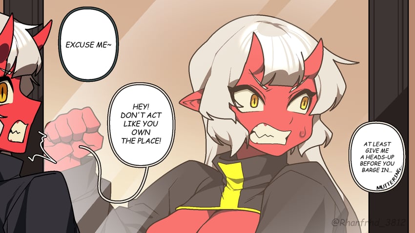 原创 1名女孩 乳房 有色皮肤 漫画 英文文本