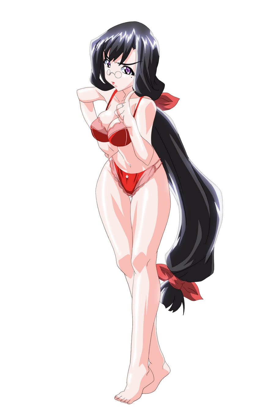 魔法玉、片濑美纪 1名女孩 :t 生气 赛璐珞上色 赤脚